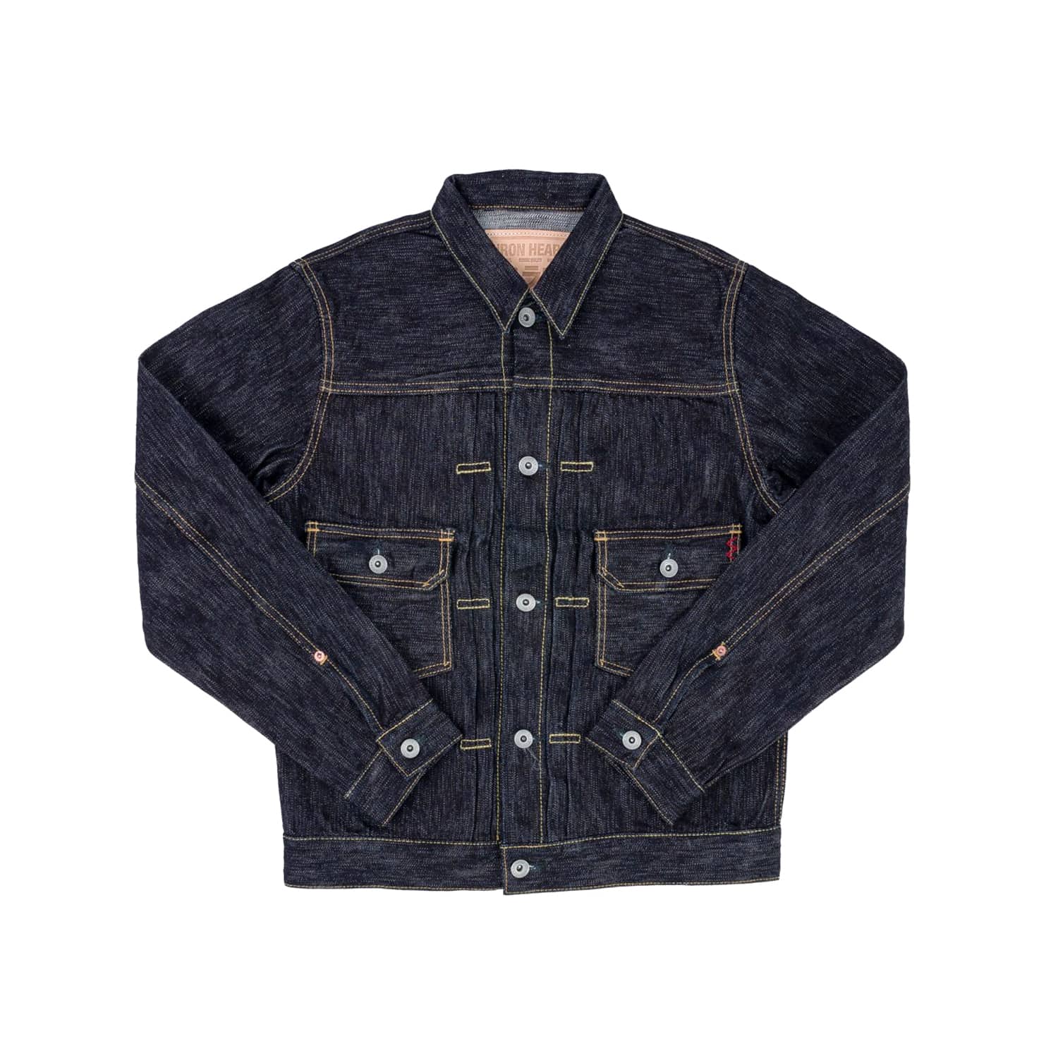 Iron Heart IHJ-507-SLB 16oz Slubby Selvedge Denim Type II Jacket Indigo