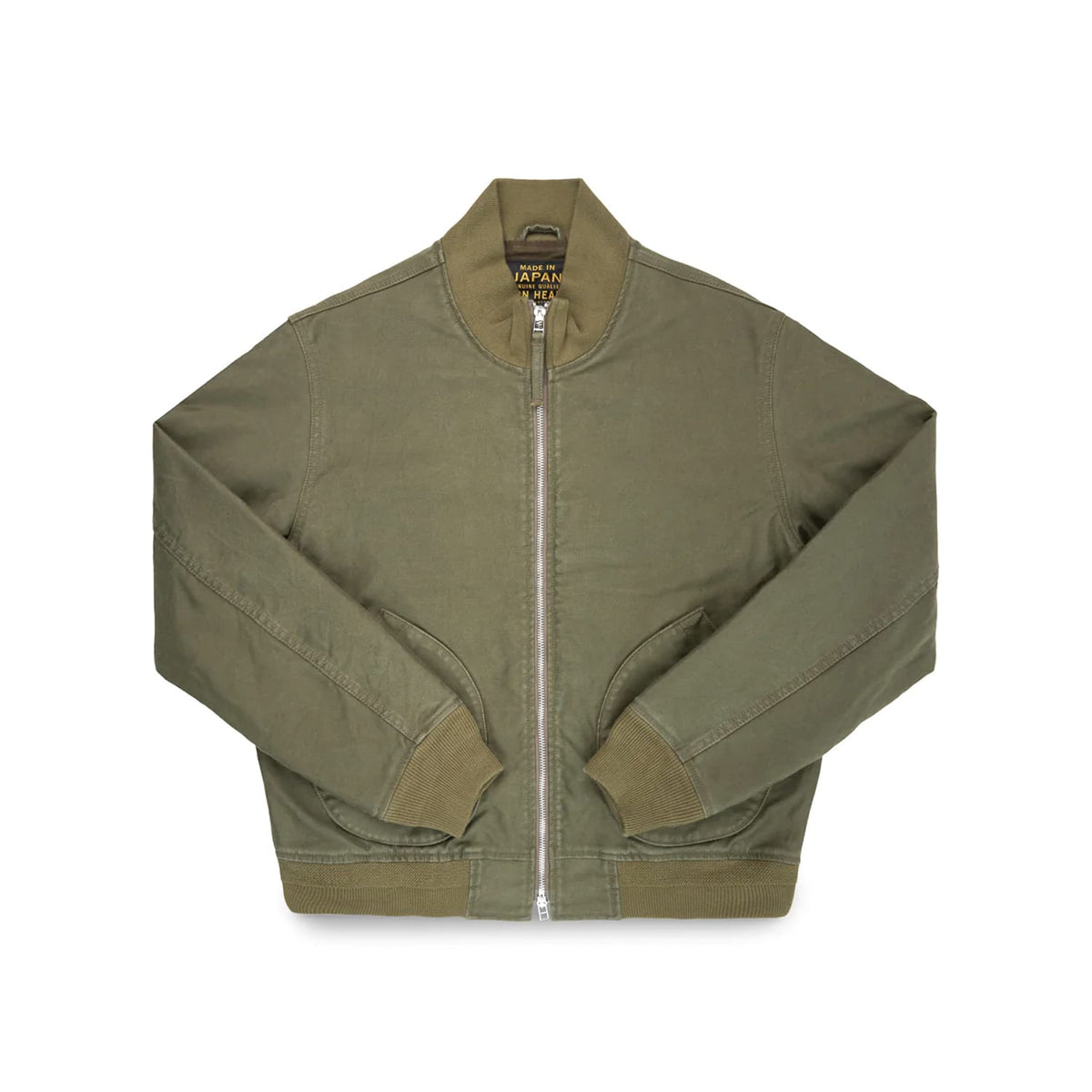 Iron Heart IHM-47-ODG 12oz Whipcord Tanker Jacket Olive Drab Green