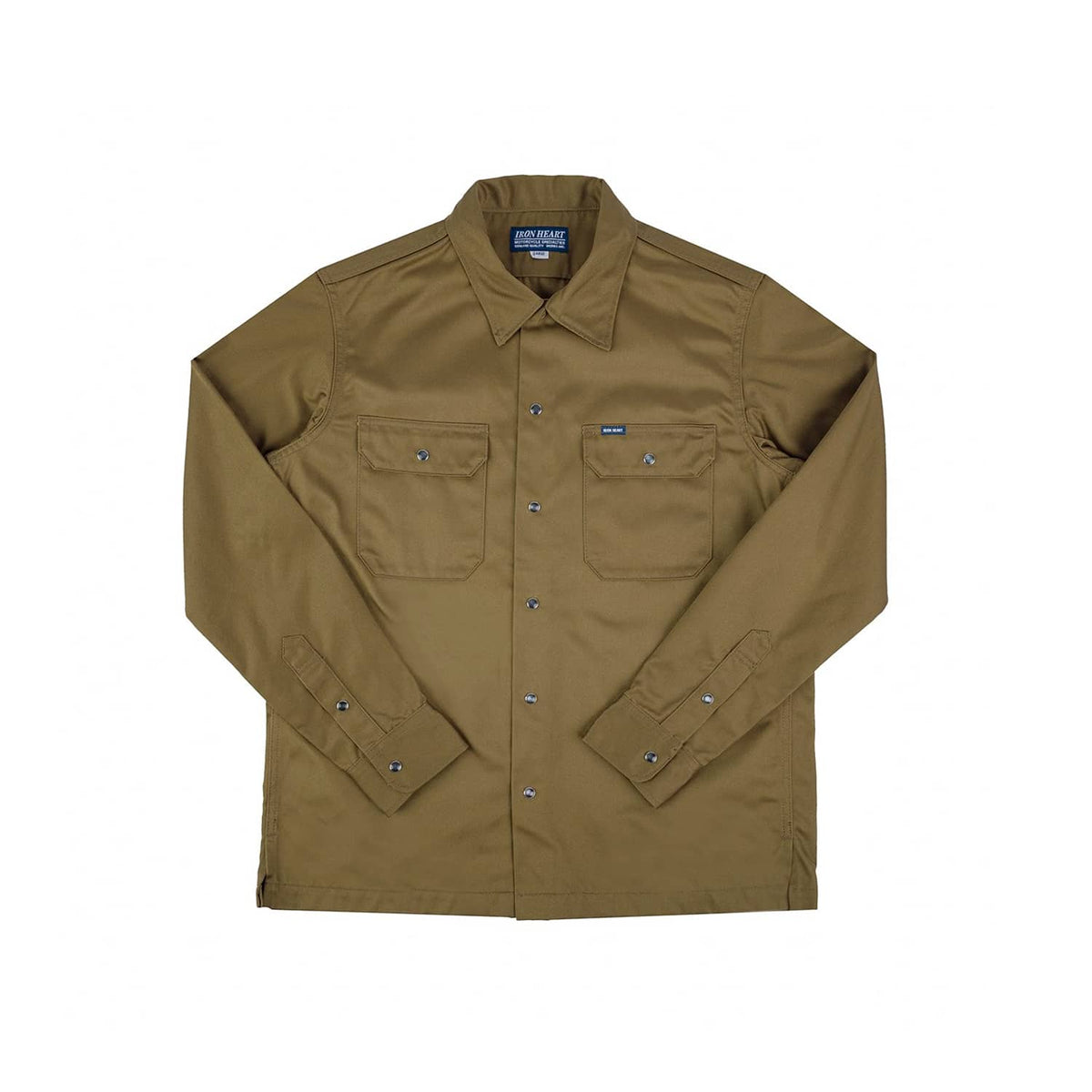 Iron Heart IHSH-383-BRN-NP 9oz T/C Mechanic Shirt Brown FINAL SALE