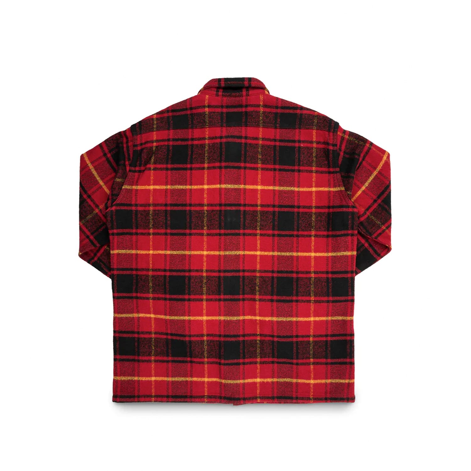 FALL 2025 Iron Heart IHSH-433-RED Heavy Flannel Rider's Overshirt Red