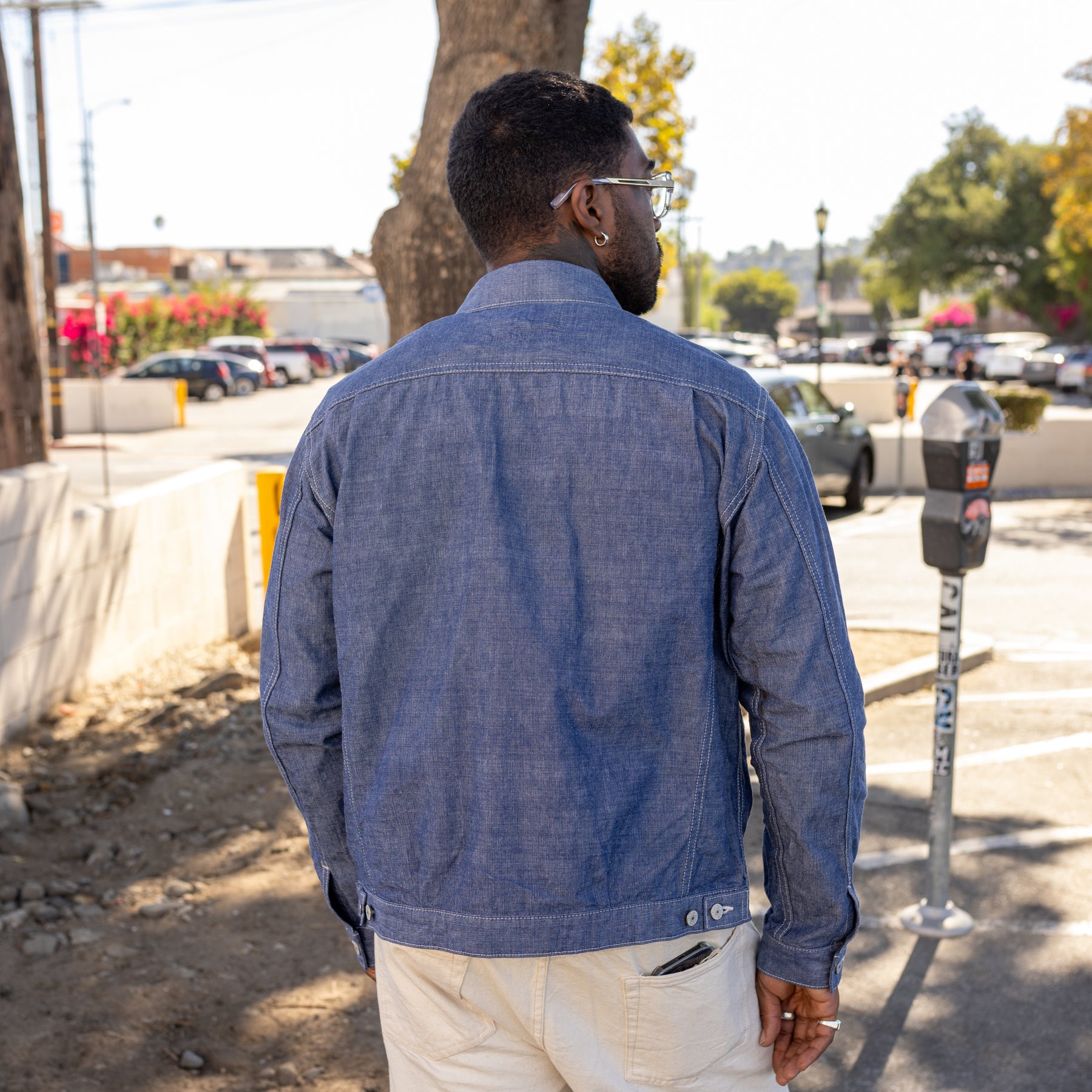 UES 2nd Type Chambray Jacket Light Indigo