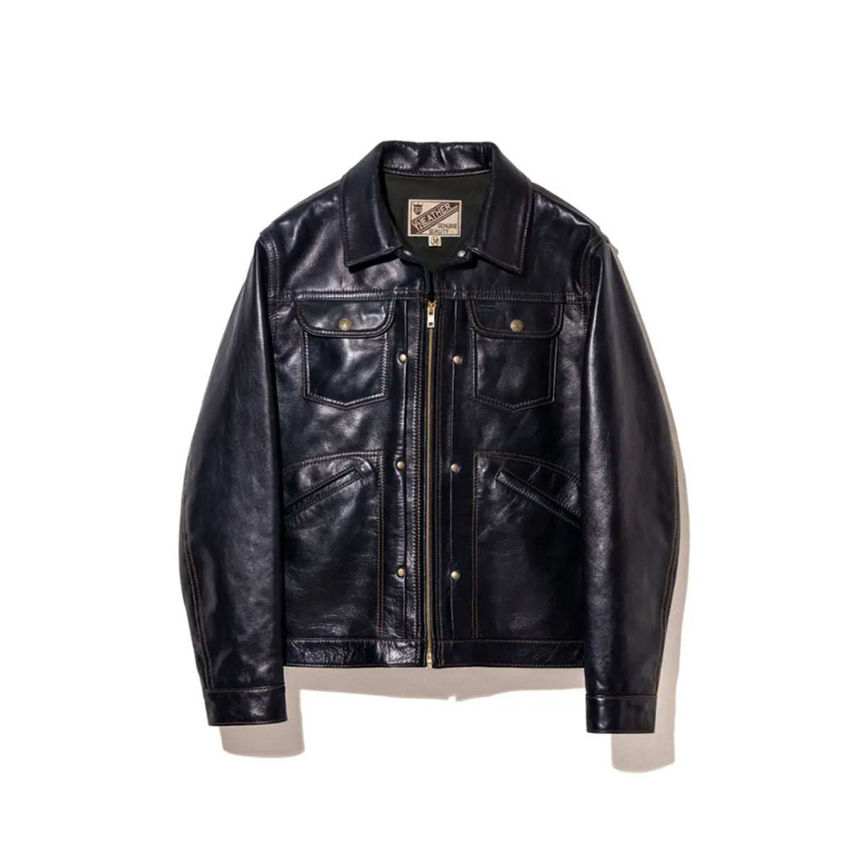 Y'2 Leather IB-161 Indigo Horse Model 60s Denim Zip Jacket