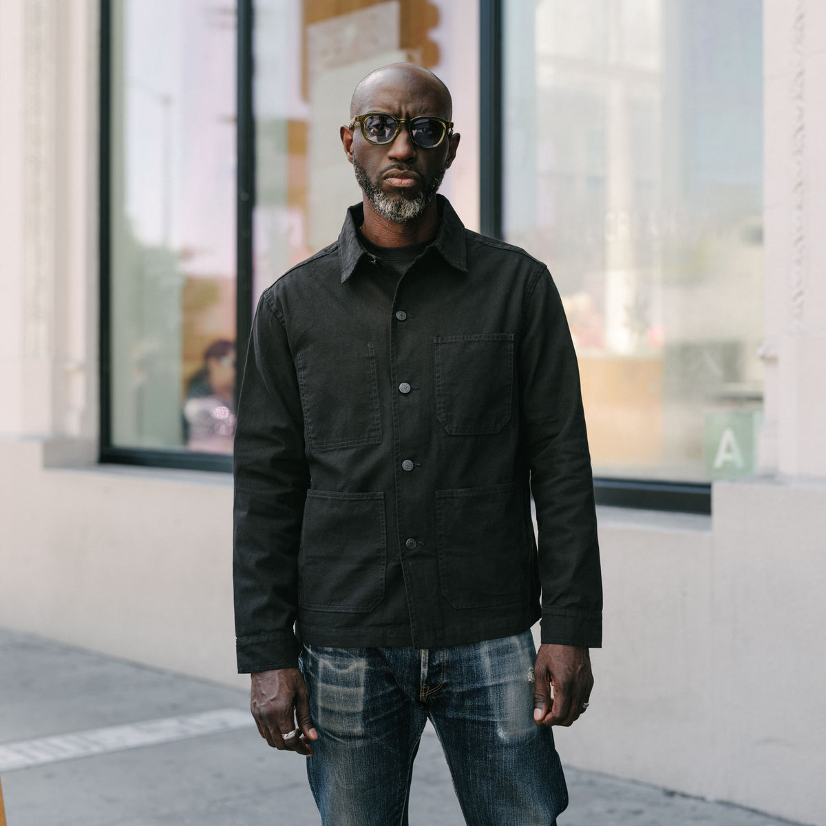 Imogene + Willie Jack Jacket in Overdyed Slate