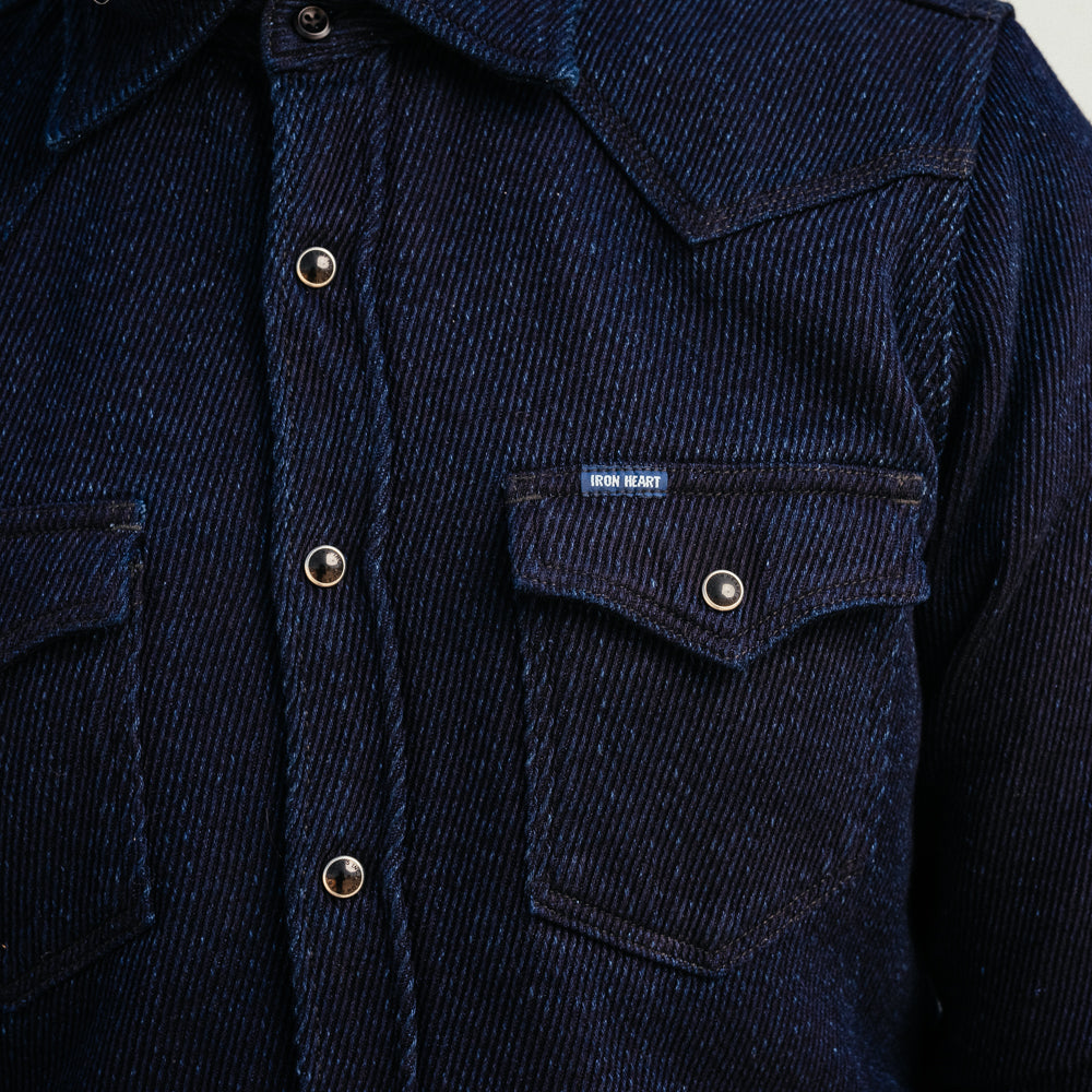 Iron Heart IHSH-208-IND Kersey Western Shirt Indigo
