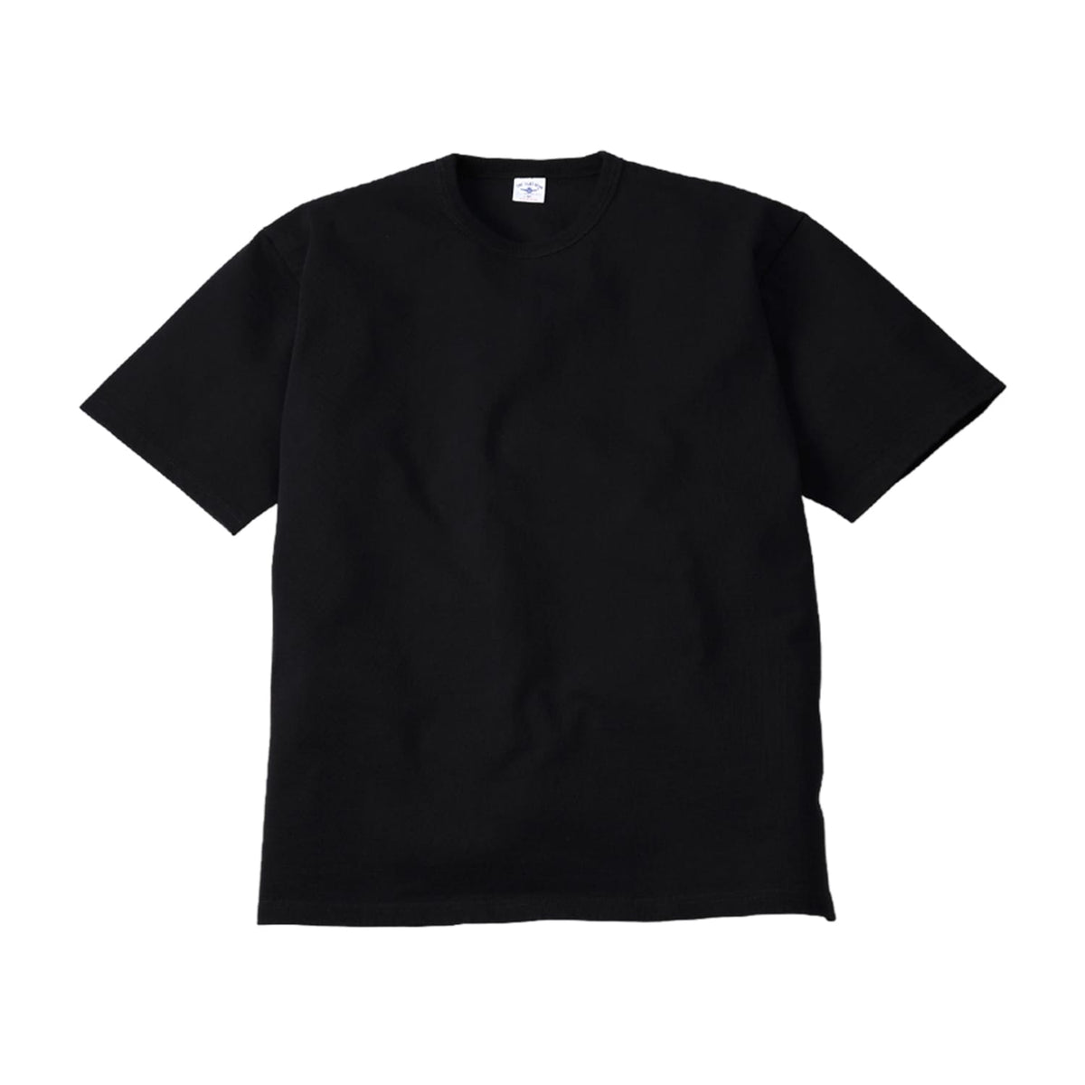 The Flat Head FN-HTK-001 Loopwheel Heavy Short Sleeve Tee Black