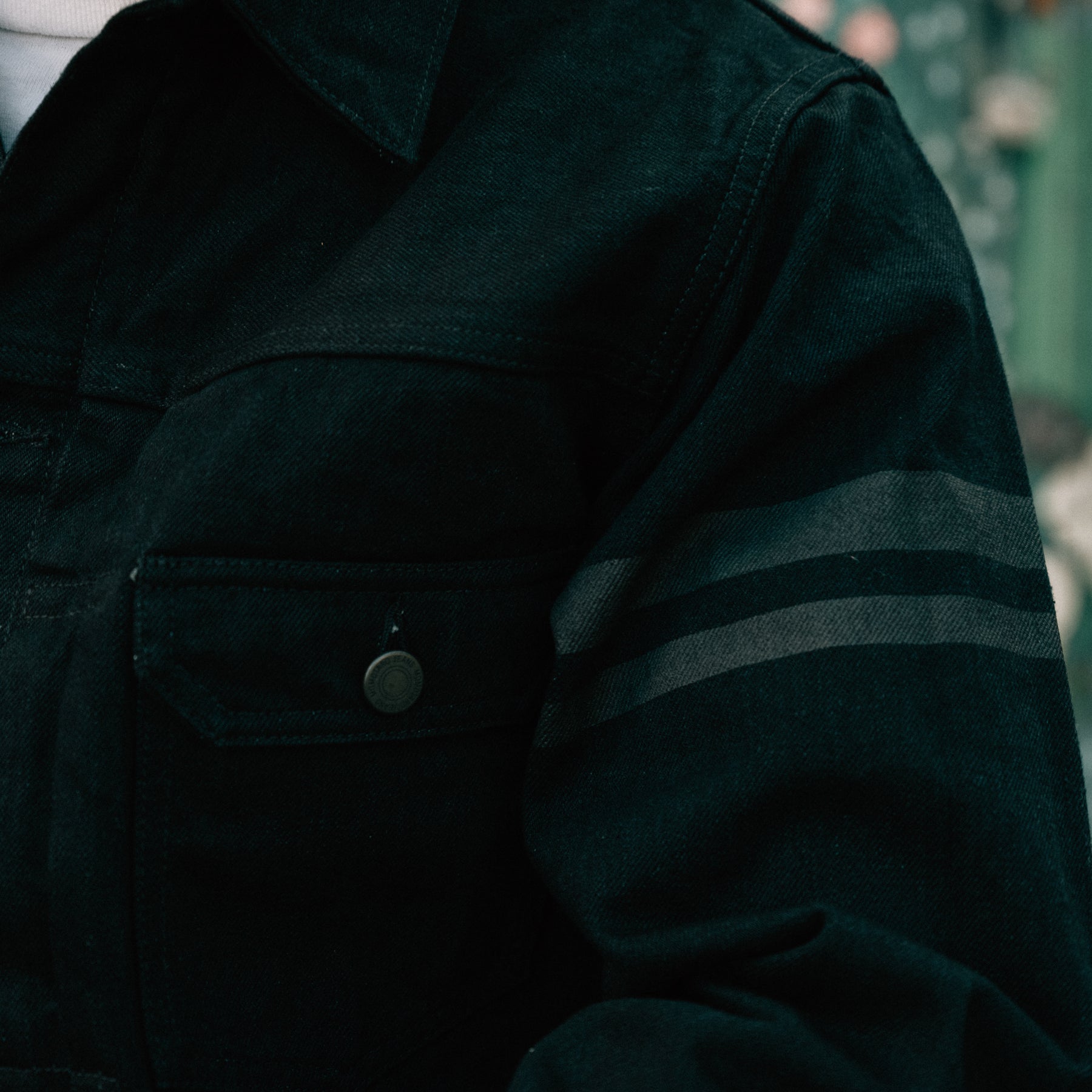 Momotaro MMGJ11025S #002 15.7oz Classic Denim Jacket Black