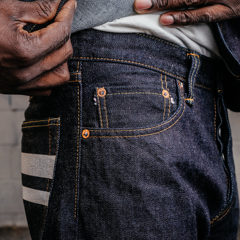 Momotaro 15.7oz Zimbabwe Cotton GTB Slim Straight Jean Indigo FINAL SALE