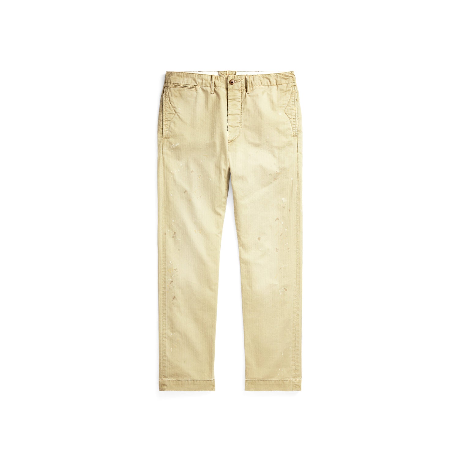 Officer Distressed Herringbone Pant Vintage Khaki FINAL SALE