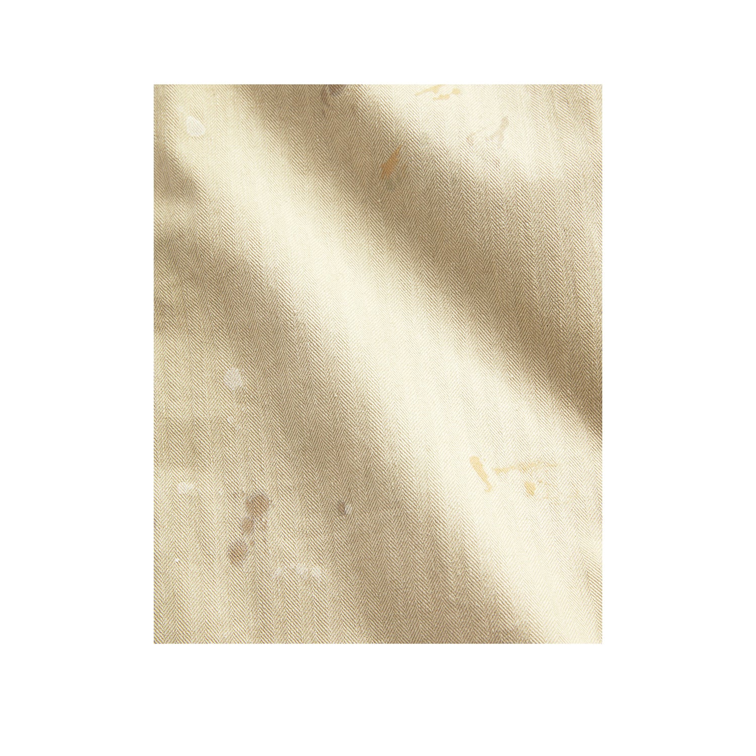 Officer Distressed Herringbone Pant Vintage Khaki