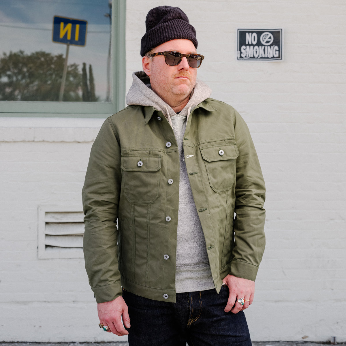 Rogue Territory Cruiser Jacket Olive Dry Wax Canvas FINAL SALE