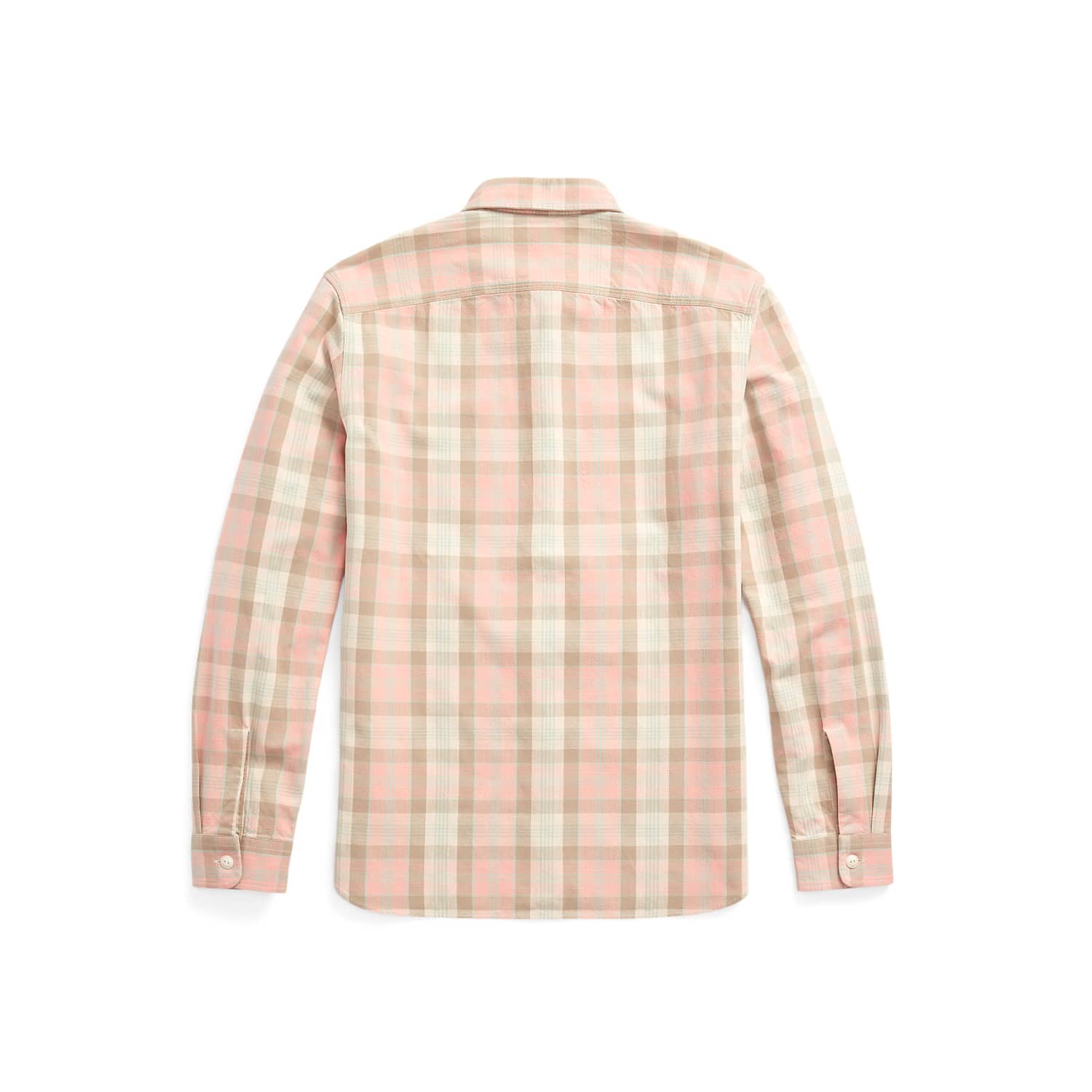 Plaid Woven Workshirt Pink Multi