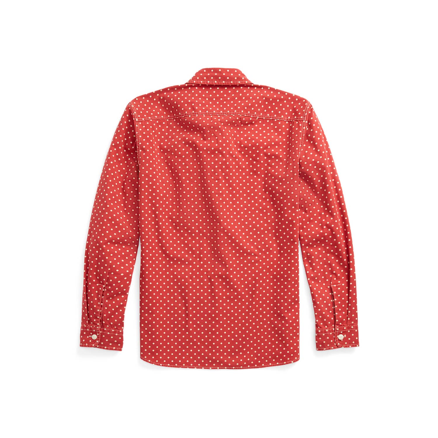 Polka-Dot Woven Workshirt Red/Cream