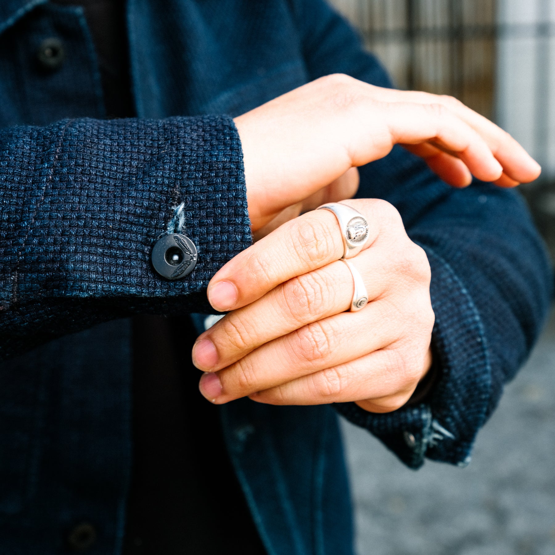 Rogue Territory x Snake Oil Provisions Sashiko Supply Jacket Indigo