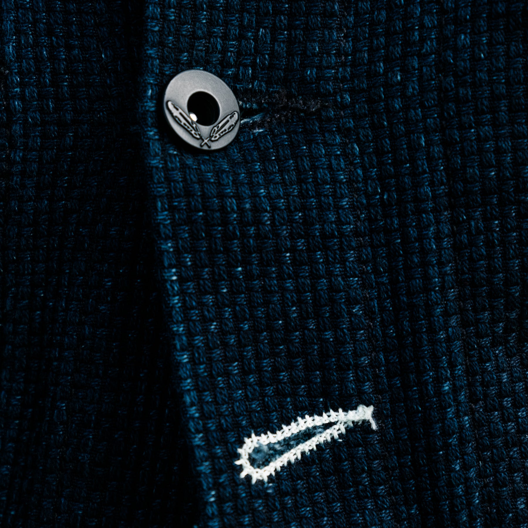 Rogue Territory x Snake Oil Provisions Sashiko Supply Jacket Indigo