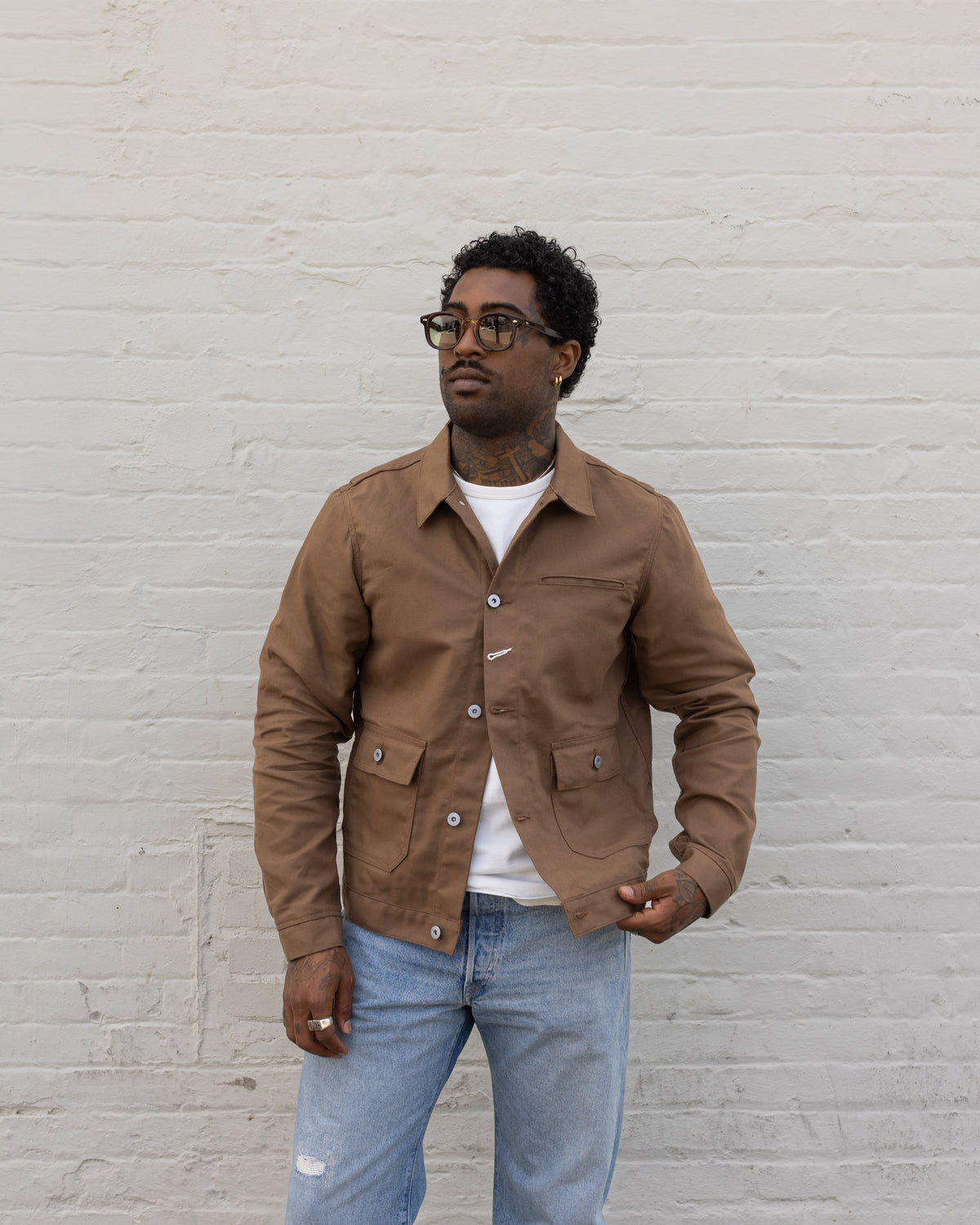 Rogue Territory Ranger Jacket Dry Wax Canvas Brown