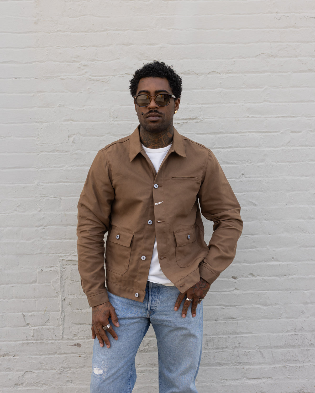 Rogue Territory Ranger Jacket Dry Wax Canvas Brown