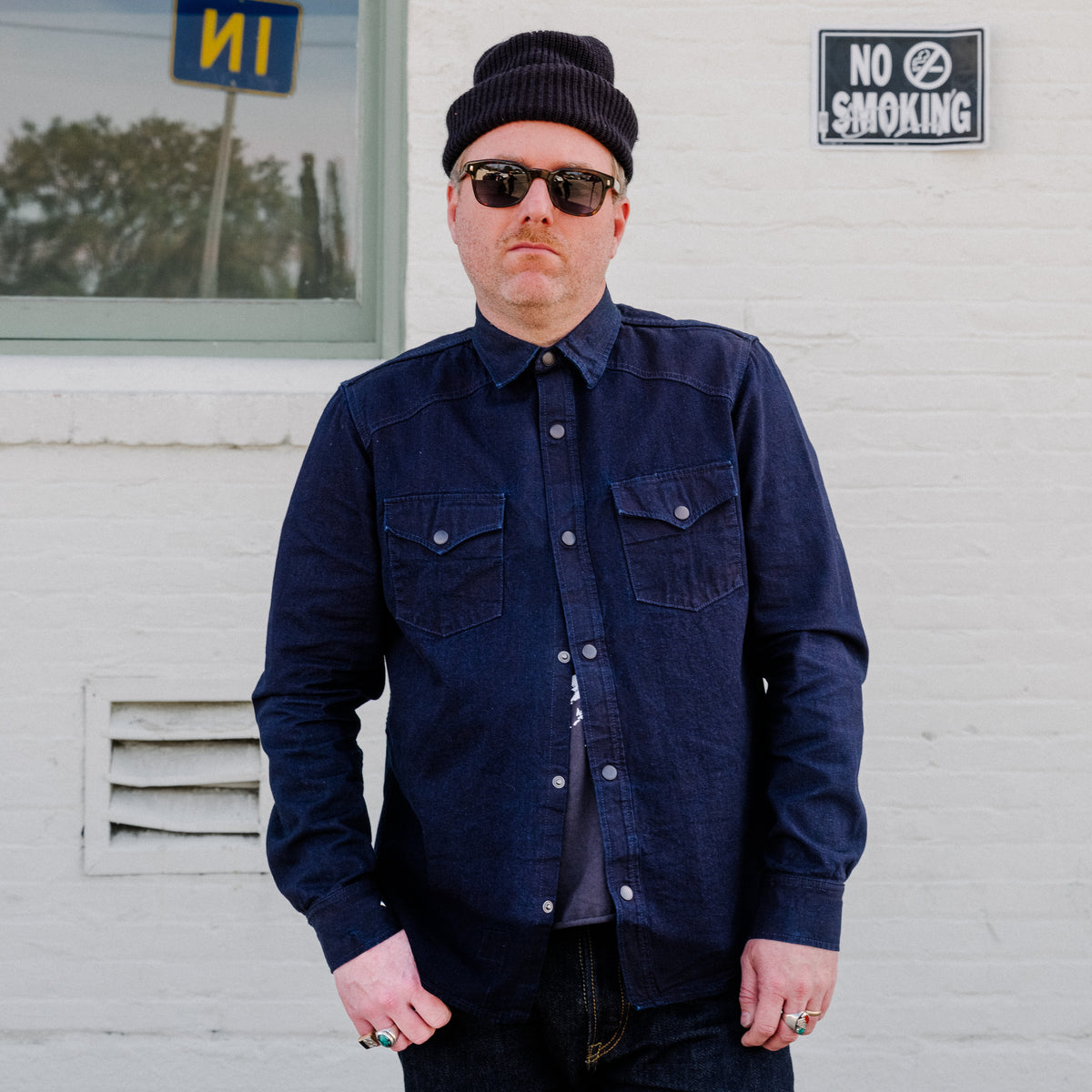 Rogue Territory Western Shirt Rinsed ISC FINAL SALE