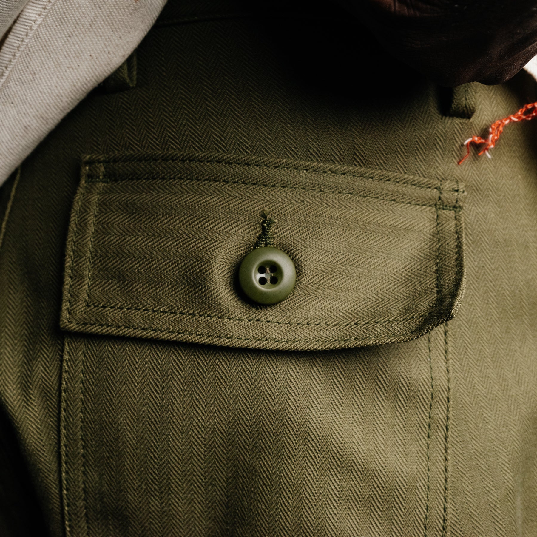 Rogue Territory Fatigue Pants Olive Herringbone FINAL SALE