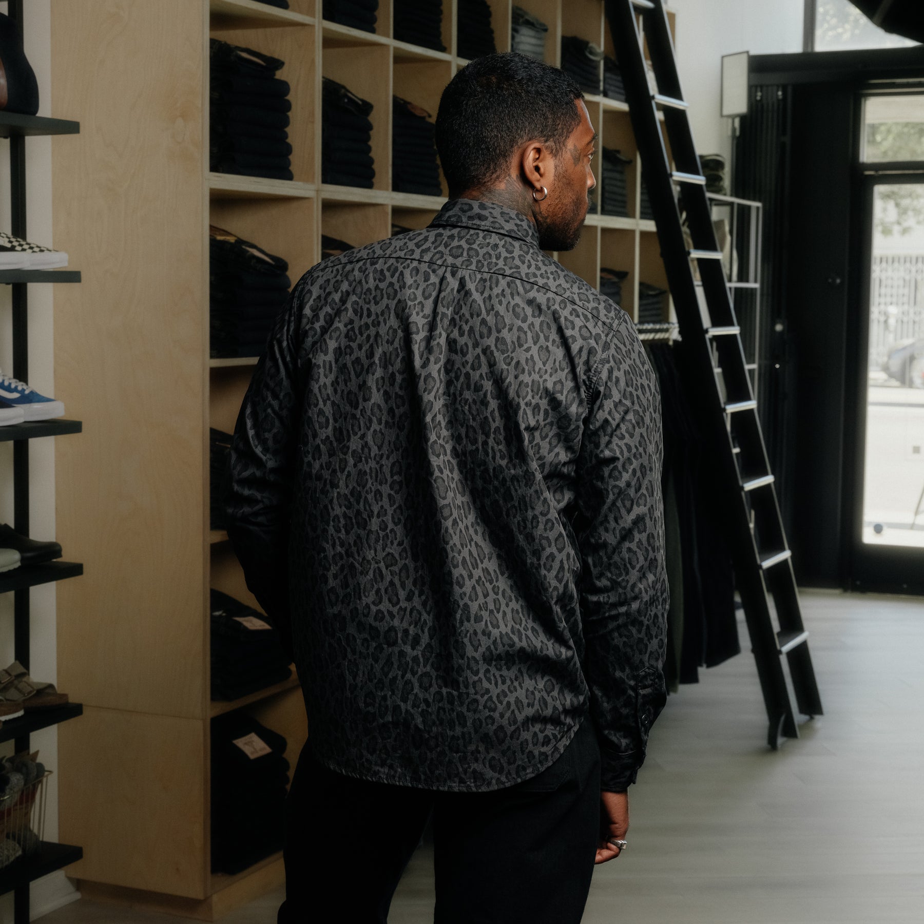 Rogue Territory Oxford Shirt Dark Cheetah Camo FINAL SALE