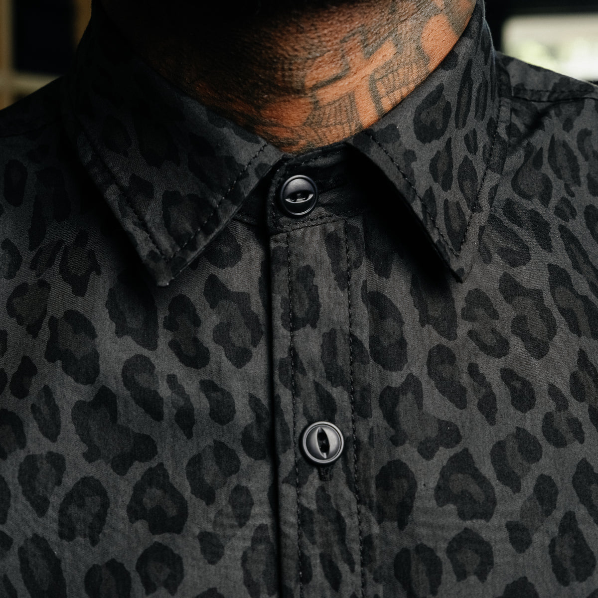 Rogue Territory Oxford Shirt Dark Cheetah Camo FINAL SALE
