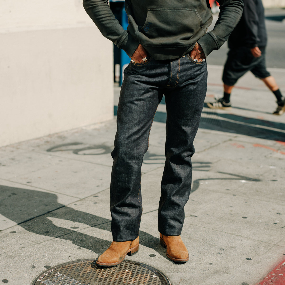 Schaeffer's Garment Hotel 103 Tall Straight Jean Rope Indigo