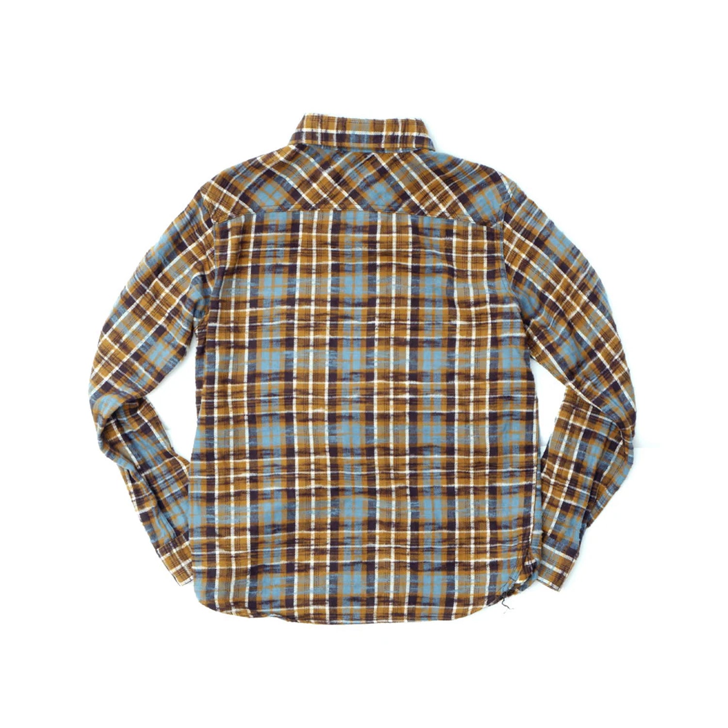 UES Slubby Flannel Shirt Mustard