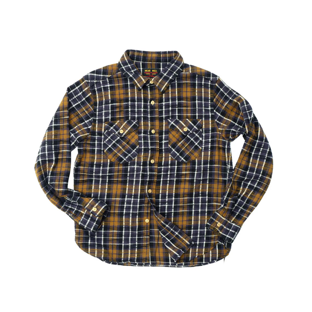 UES Slubby Flannel Shirt Purple