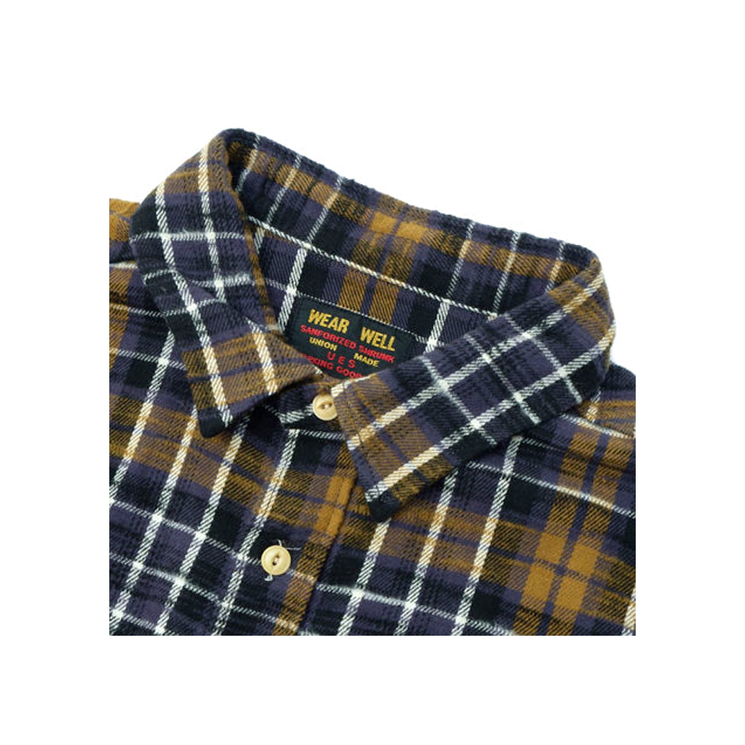 UES Slubby Flannel Shirt Purple