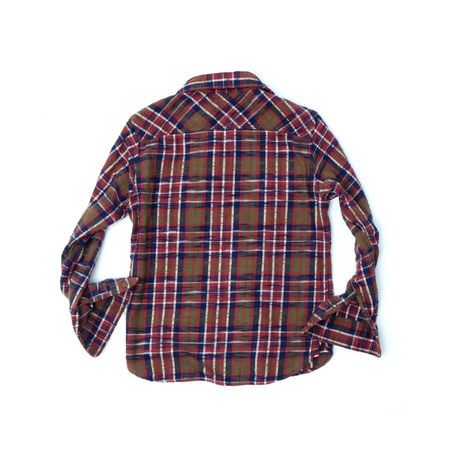 UES Slubby Flannel Shirt Red