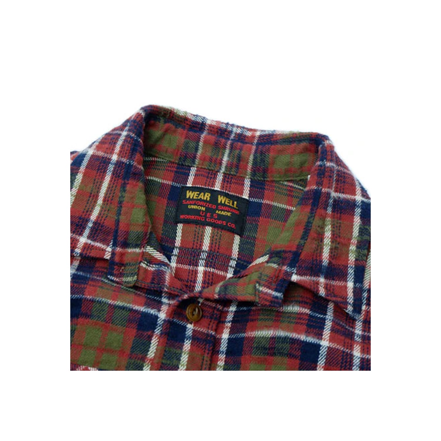 UES Slubby Flannel Shirt Red