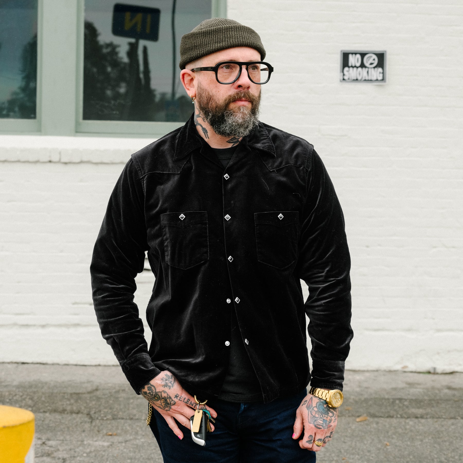 Stevenson Overall Co. Urban Lasso Shirt Black