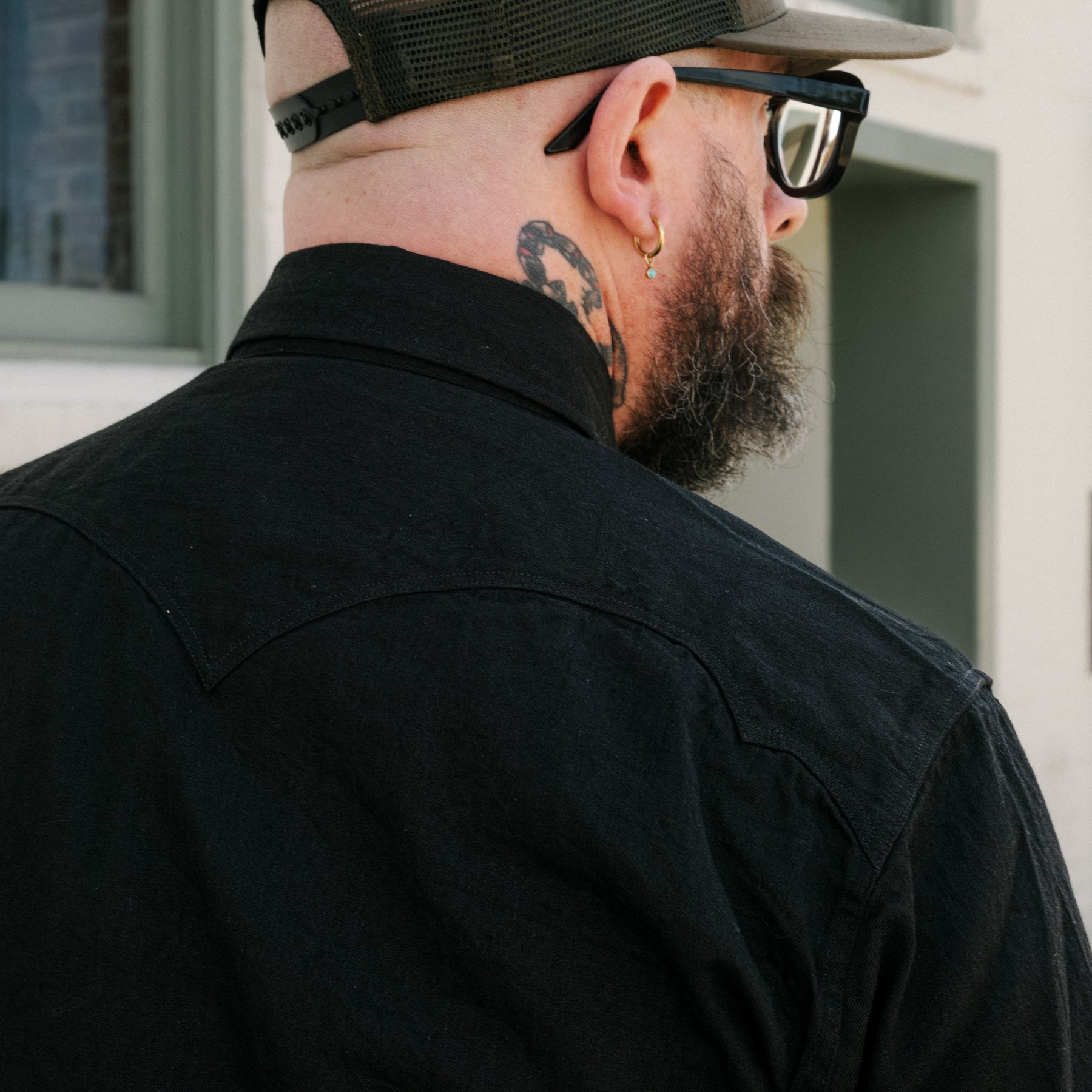 Stevenson Overall Co. Cody Western Shirt Black