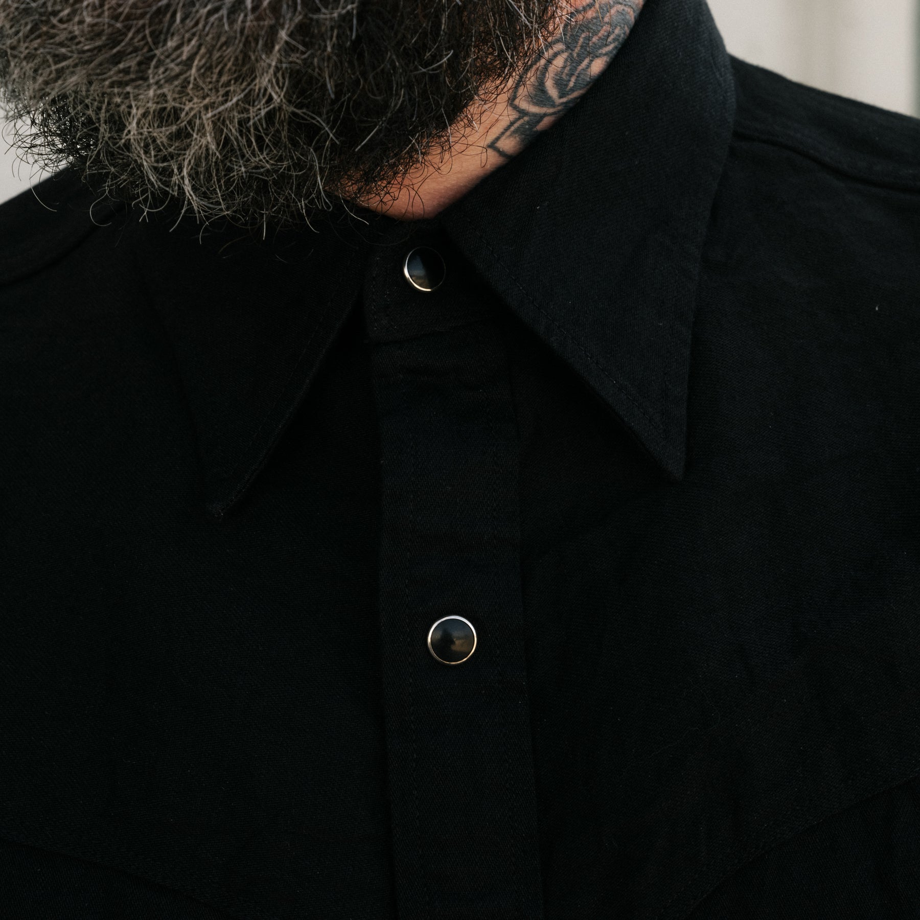Stevenson Overall Co. Cody Western Shirt Black
