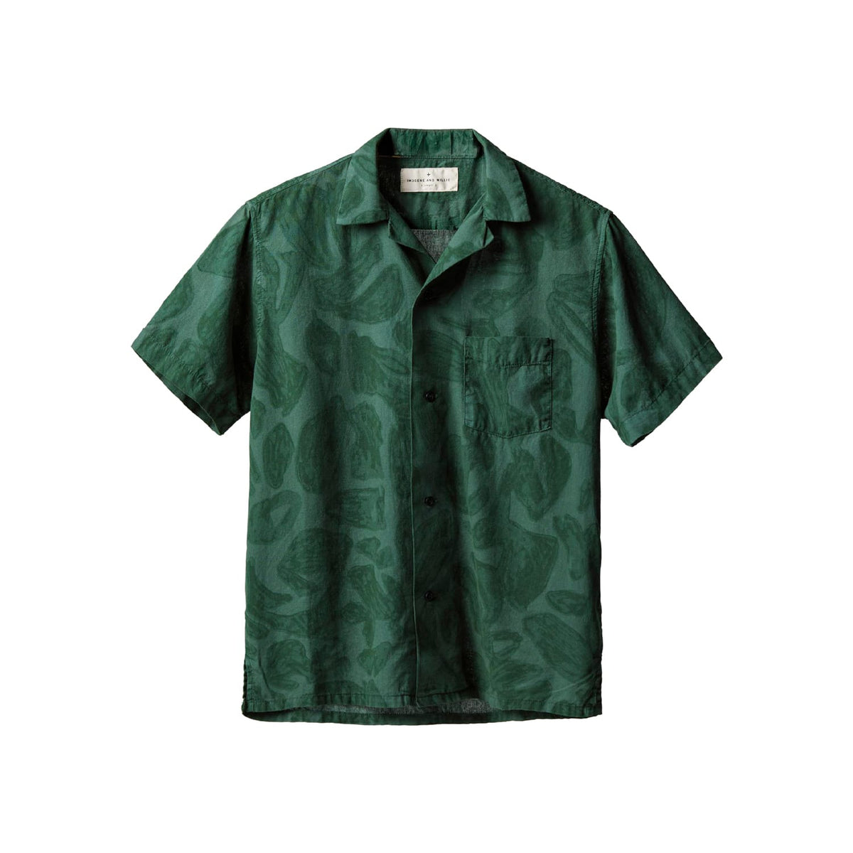 Imogene + Willie The Serra Camp Shirt in Painted Botanic