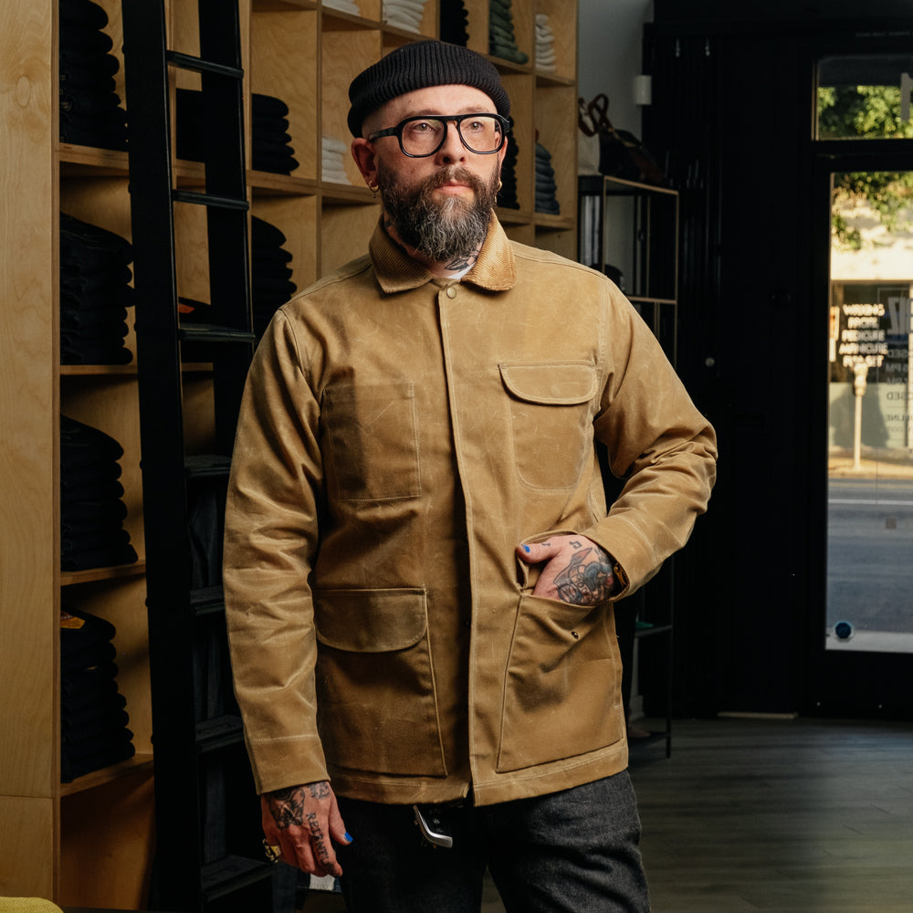 Rogue Territory Hunter Supply Jacket Waxed Tan FINAL SALE