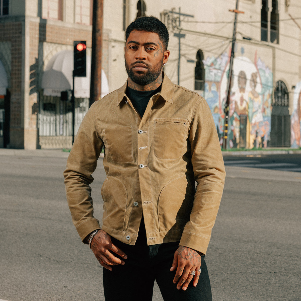 Rogue Territory Waxed Ridgeline Supply Jacket Tan