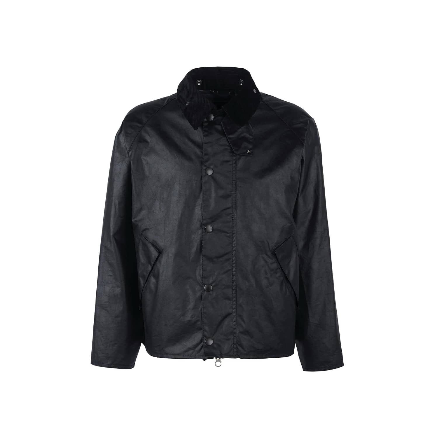Barbour OS Transport Wax Jacket Classic Black