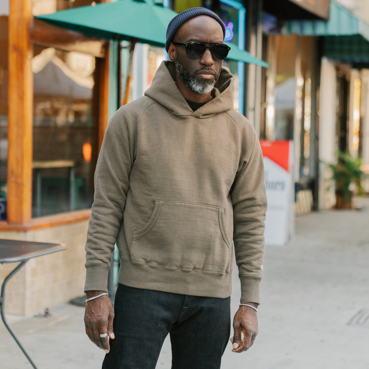 UES Hood Sweatshirt Olive