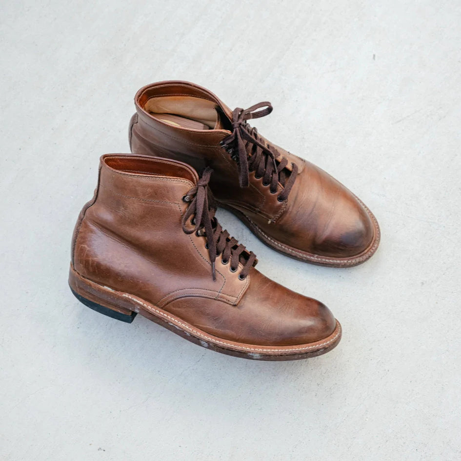 Alden x Snake Oil Provisions Union Plain Toe Boot Natural Chromexcel PRE-ORDER DEPOSIT