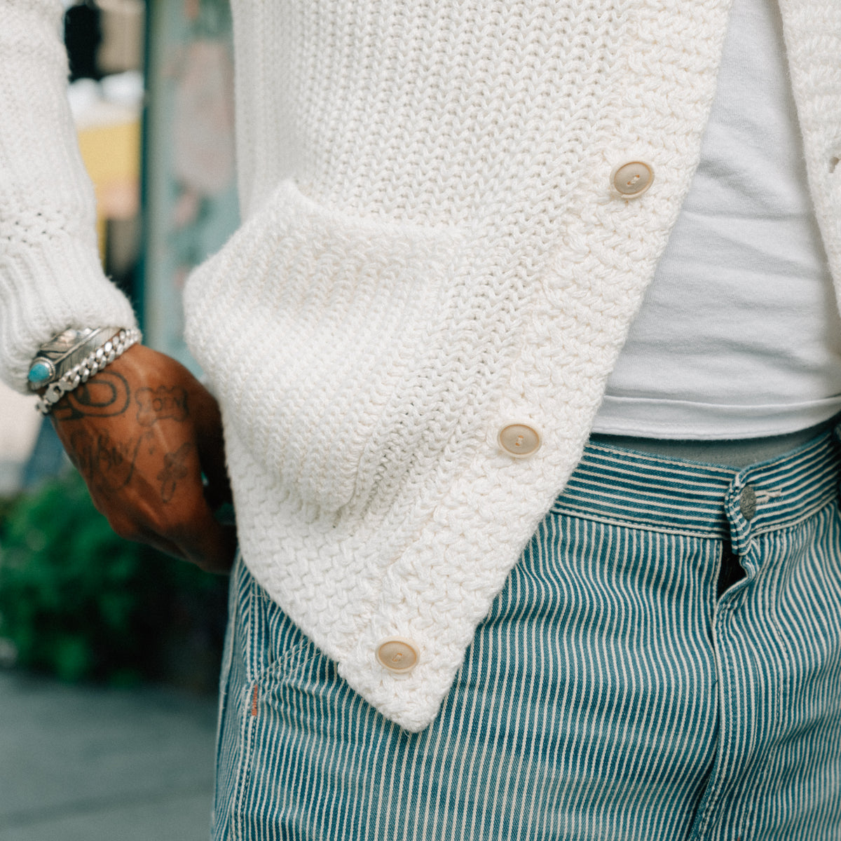 Polo Ralph Lauren Linen-Cotton Shawl-Collar Cardigan Deckwash White FINAL SALE