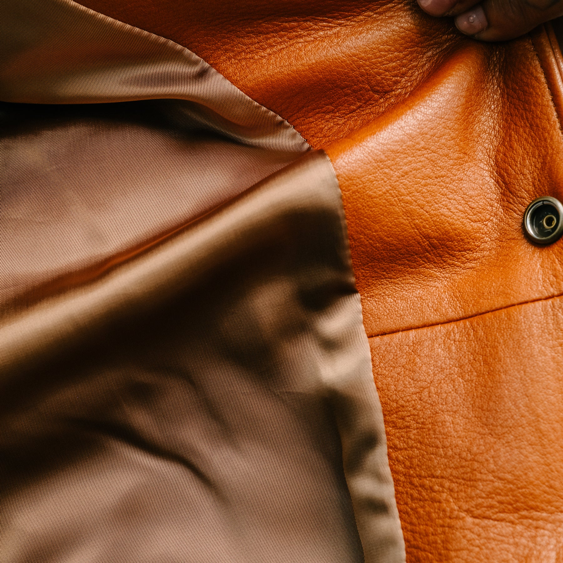 Y'2 Leather SV-01 Steer Oil & Horsehide Down Vest Camel/ Brown FINAL SALE