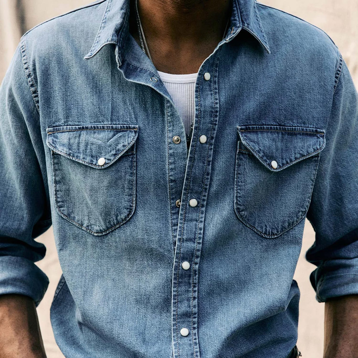 Imogene + Willie Hayes Washed Pearl Snap