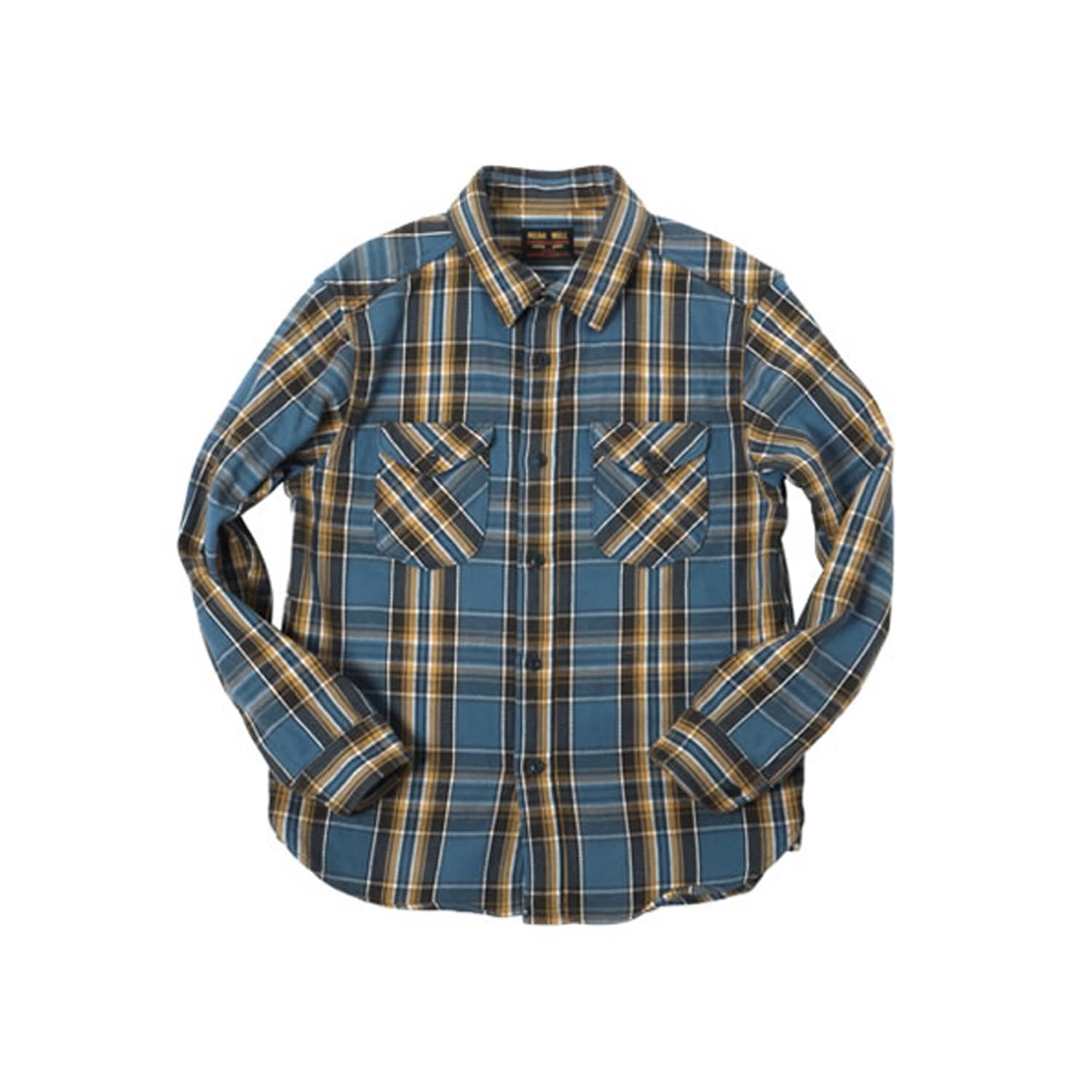 UES Heavy Flannel Shirt Blue