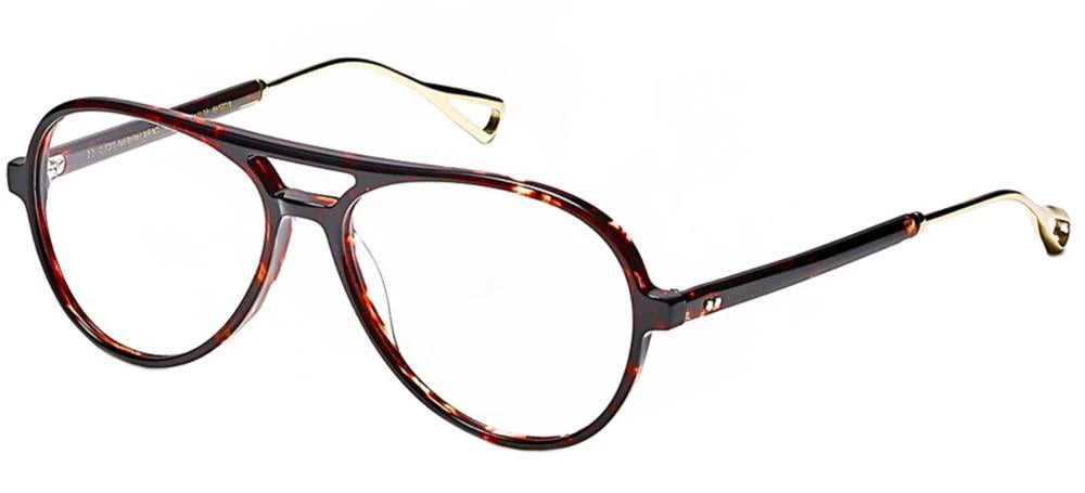 Moscot Korva Dark Havana Aviator Optical Frames PRE-OWNED FINAL SALE