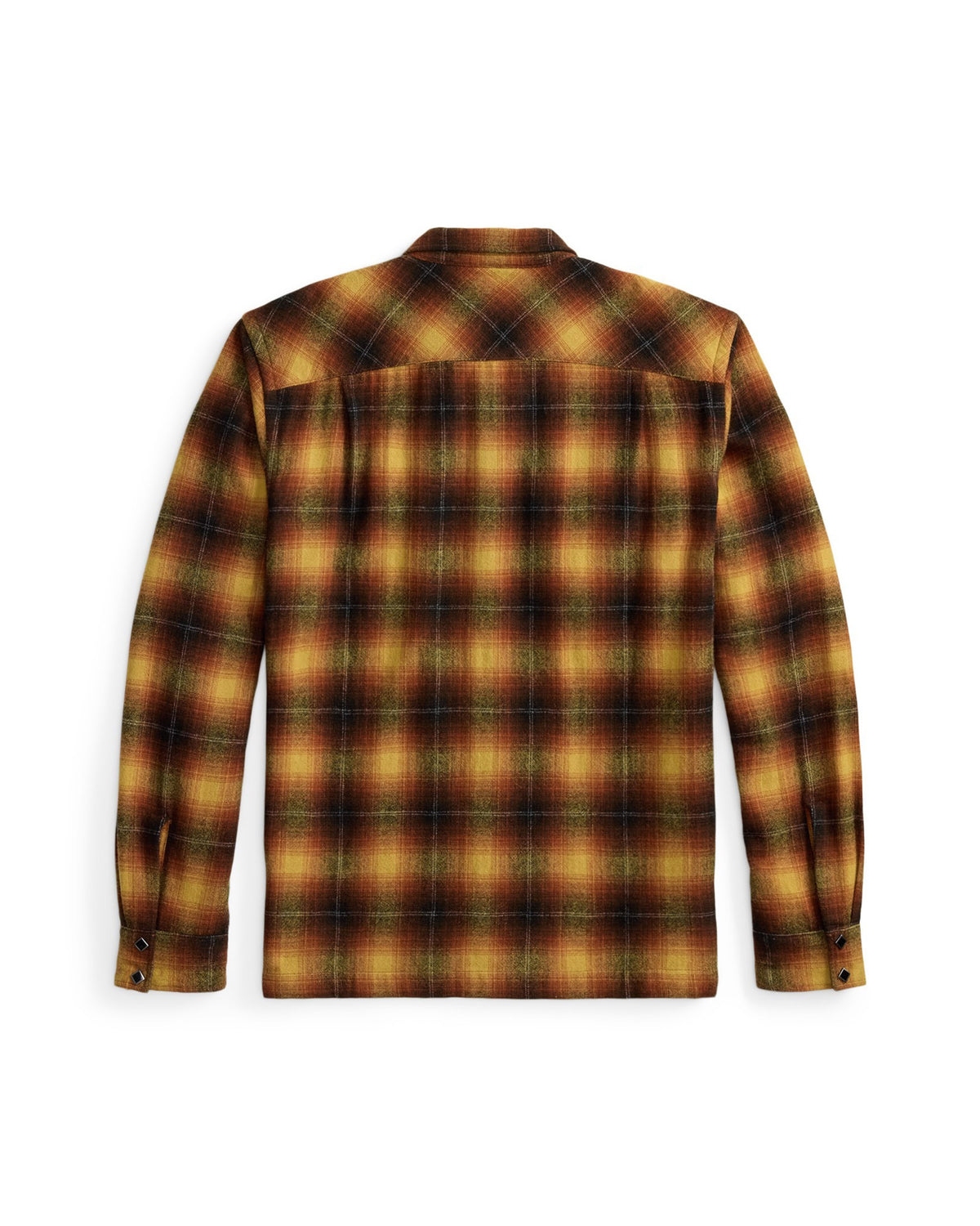 RRL Wool-Blend Camp Shirt Orange/ Yellow