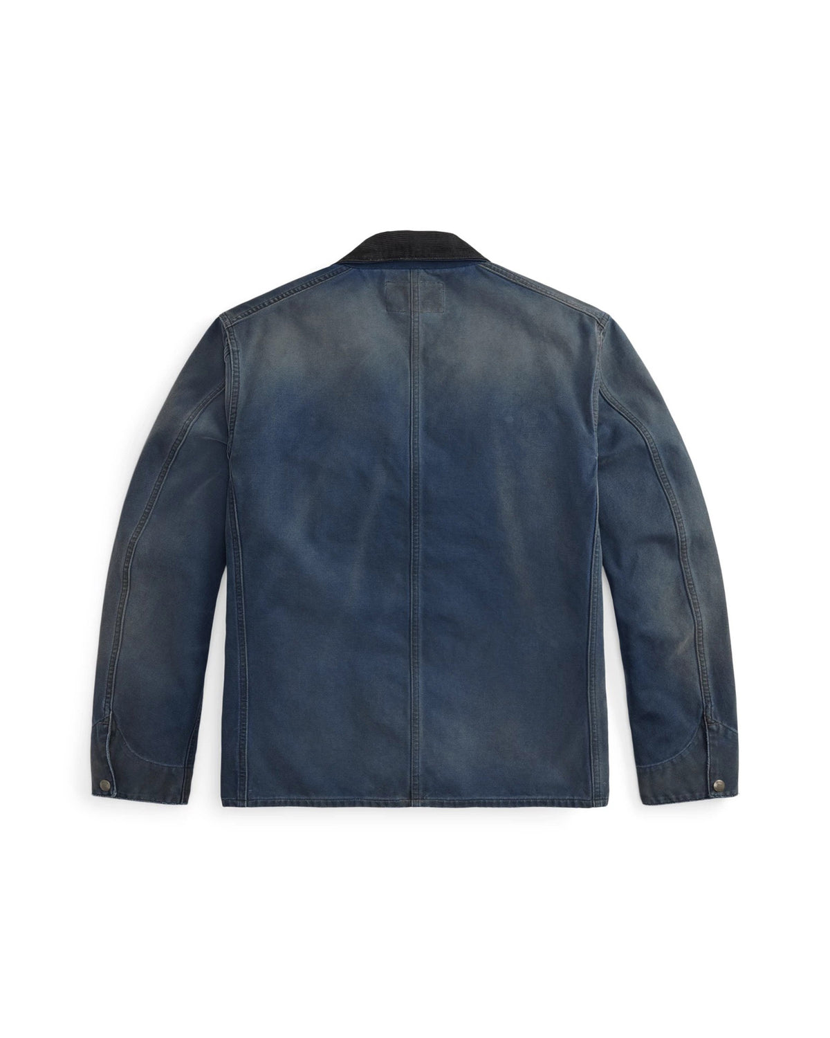 RRL Canvas Corduroy-Collar Engineer Jacket Faded Navy