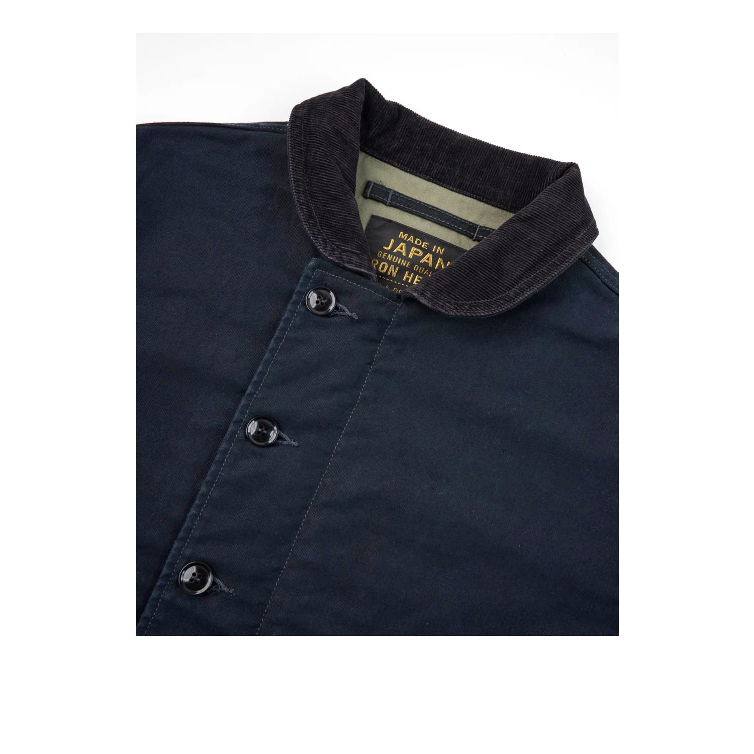 Iron Heart x Snake Oil Provisions IHM-48-NAV Whipcord Lightweight N1 Deck Jacket Navy