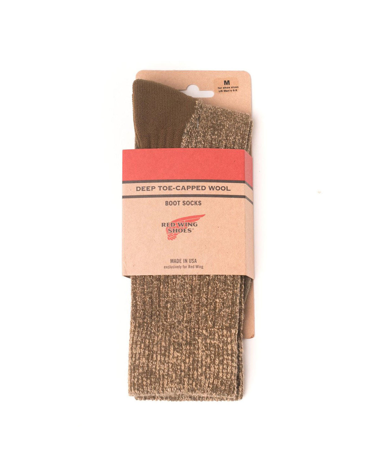 Red Wing Heritage Deep Toe Capped Wool Sock Olive