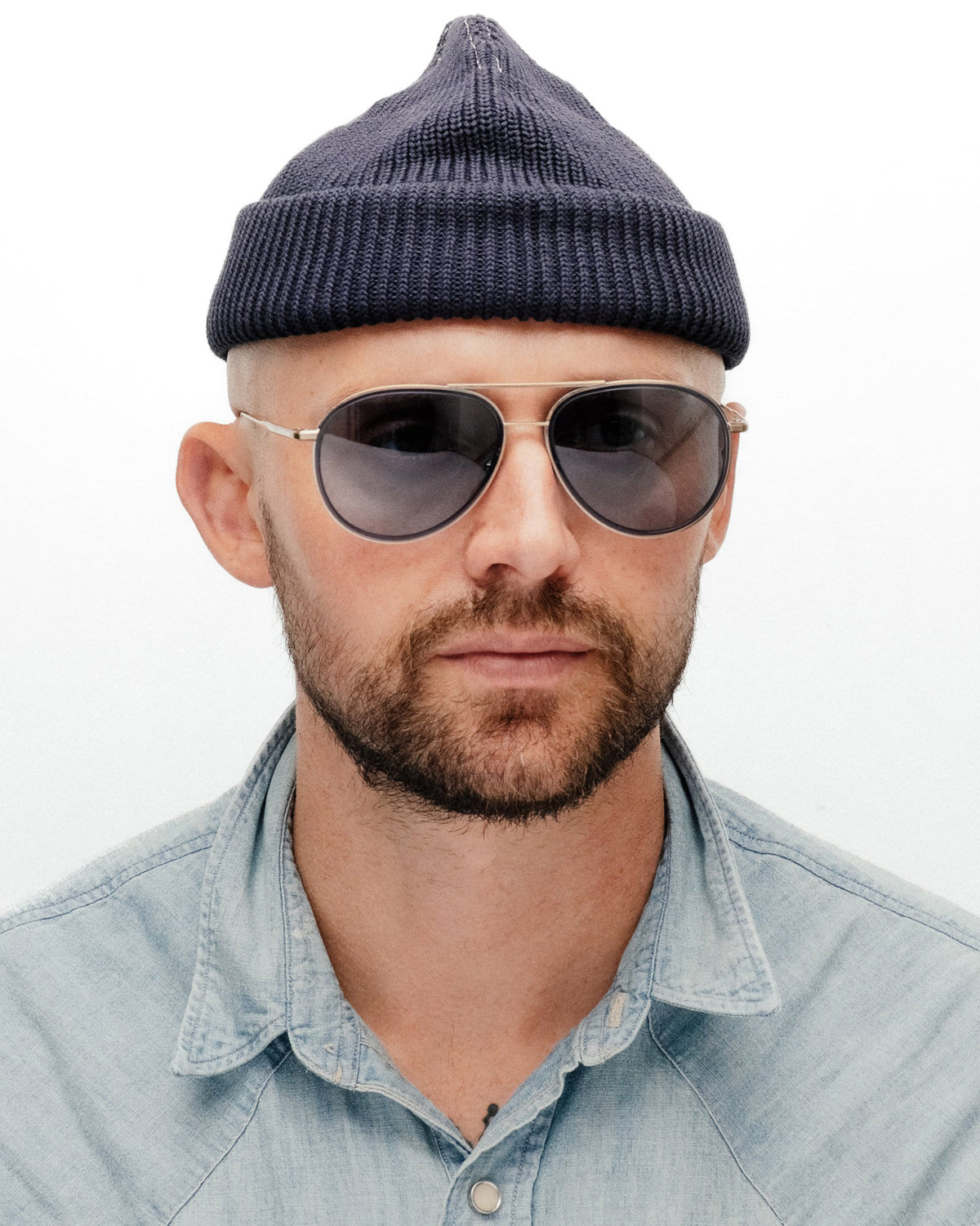 SALT. Optics Columbia 59 Polarized Sun Antique Gold/ Indigo Blue