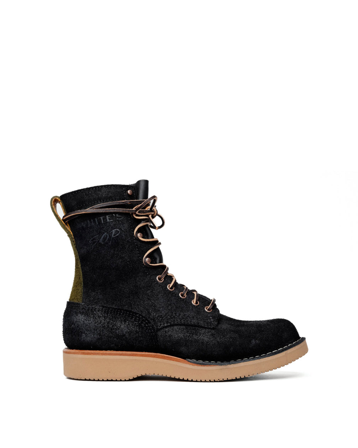 White's x Snake Oil Provisions Chroma Boot Black Roughout FINAL SALE